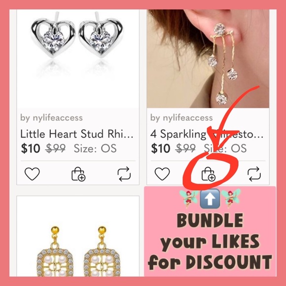 ❣️$25/3❣️ Sliver Plated Heart Pendant Double Chains Necklace - Picture 13 of 14